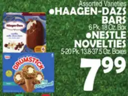 Bravo Supermarkets HAAGEN-DAZS BARS, NESTLE NOVELTIES offer