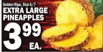 Bravo Supermarkets EXTRA LARGE PINEAPPLES offer