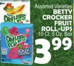 Bravo Supermarkets BETTY CROCKER FRUIT ROLL-UPS offer