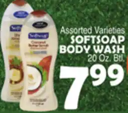 Bravo Supermarkets SOFTSOAP BODY WASH offer