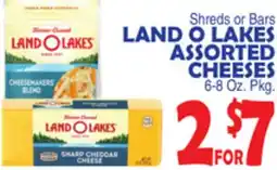 Bravo Supermarkets LAND O LAKES ASSORTED CHEESES offer