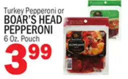Bravo Supermarkets BOAR'S HEAD PEPPERONI offer