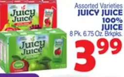 Bravo Supermarkets JUICY JUICE 100% JUICE offer