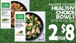 Bravo Supermarkets HEALTHY CHOICE BOWLS offer