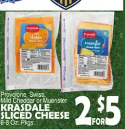 Bravo Supermarkets KRASDALE SLICED CHEESE offer