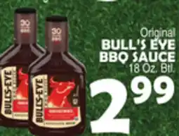 Bravo Supermarkets Original BULL'S EYE BBQ SAUCE offer