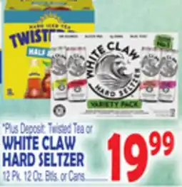 Bravo Supermarkets TWISTED TEA OR WHITE CLAW HARD SELTZER offer