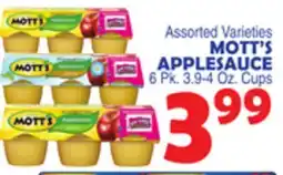 Bravo Supermarkets MOTT'S APPLESauce offer