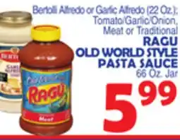 Bravo Supermarkets RAGU OLD WORLD STYLE PASTA SAUCE offer