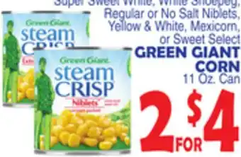 Bravo Supermarkets GREEN GIANT CORN offer
