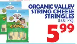 Bravo Supermarkets ORGANIC VALLEY STRING CHEESE STRINGS offer