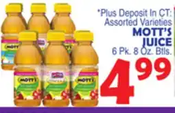 Bravo Supermarkets MOTT'S JUICE offer
