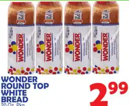 Bravo Supermarkets WONDER ROUND TOP WHITE BREAD offer