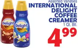 Bravo Supermarkets INTERNATIONAL DELIGHT COFFEE CREAMER offer
