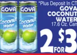 Bravo Supermarkets GOYA COCONUT WATER offer
