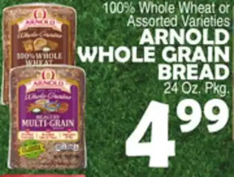 Bravo Supermarkets ARNOLD WHOLE GRAIN BREAD offer