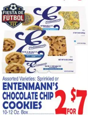 Bravo Supermarkets ENTENMANN'S CHOCOLATE CHIP COOKIES offer