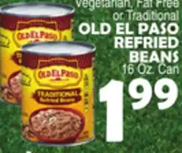 Bravo Supermarkets OLD EL PASO REFRIED BEANS offer
