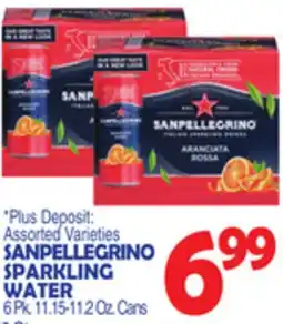 Bravo Supermarkets SANPELLEGRINO SPARKLING WATER offer