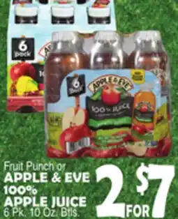 Bravo Supermarkets APPLE & EVE 100% APPLE JUICE offer
