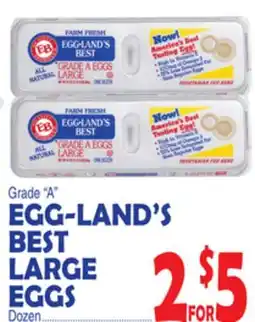 Bravo Supermarkets EGG-LAND'S BEST LARGE EGGS offer