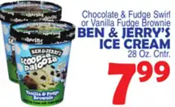 Bravo Supermarkets BEN & JERRY'S ICE CREAM offer