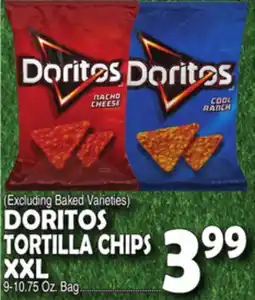 Bravo Supermarkets DORITOS TORTILLA CHIPS XXL offer