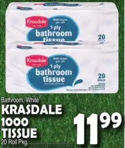 Bravo Supermarkets KRASDALE 1000 TISSUE offer