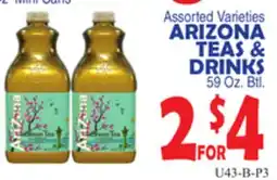 Bravo Supermarkets ARIZONA TEAS & DRINKS offer