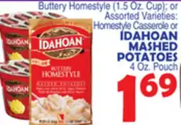 Bravo Supermarkets IDAHOAN MASHED POTATOES offer