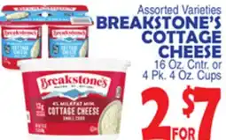 Bravo Supermarkets BREAKSTONE'S COTTAGE CHEESE offer