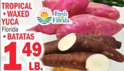 Bravo Supermarkets TROPICAL • WAXED YUCA • BATATAS offer
