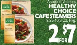 Bravo Supermarkets HEALTHY CHOICE CAFE STEAMERS offer
