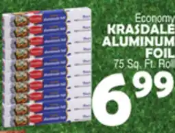 Bravo Supermarkets KRASDALE ALUMINUM FOIL offer