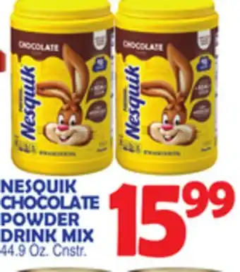 Bravo Supermarkets NESQUIK CHOCOLATE POWDER DRINK MIX offer