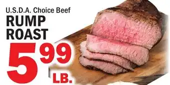 Bravo Supermarkets RUMP ROAST offer