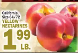 Bravo Supermarkets YELLOW NECTARINES offer