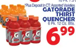 Bravo Supermarkets GATORADE THIRST QUENCHER offer