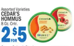 Bravo Supermarkets CEDAR'S HOMMUS offer