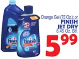 Bravo Supermarkets FINISH JET DRY, 8.45 Oz. Btl offer