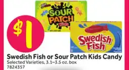 Stop&Shop Swedish Fish or Sour Patch Kids Candy offer