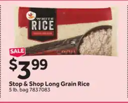 Stop&Shop Stop & Shop Long Grain Rice offer