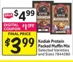 Stop&Shop Kodiak Protein Packed Muffin Mix offer