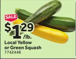 Stop&Shop Local Yellow or Green Squash offer