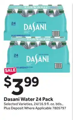 Stop&Shop Dasani Water offer