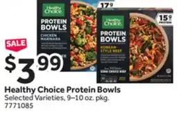Stop&Shop Healthy Choice Protein Bowls offer