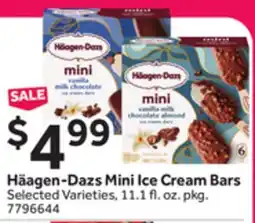 Stop&Shop Häagen-Dazs Mini Ice Cream Bars offer