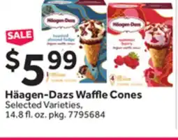 Stop&Shop Häagen-Dazs Waffle Cones offer