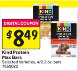 Stop&Shop Kind Protein Max Bars offer