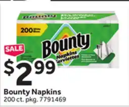 Stop&Shop Bounty Napkins offer